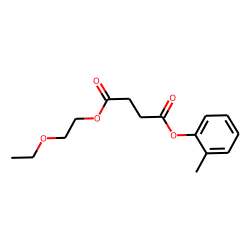 Succinic acid, 2-methylphenyl 2-ethoxyethyl ester