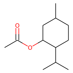 Cyclohexanol, 5-methyl-2-(1-methylethyl)-, acetate