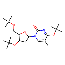 Thymine deoxyriboside, TMS