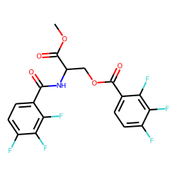 l-Serine, N,O-bis(2,3,4-trifluorobenzoyl)-, methyl ester