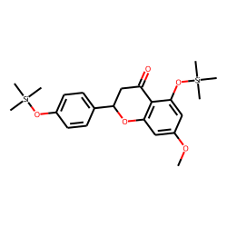 Flavanone, 5,4'-dihydroxy-7-methoxy, bis-TMS