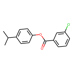 3-Chlorobenzoic acid, 4-isopropylphenyl ester