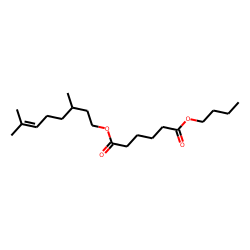 Adipic acid, «beta»-citronellyl butyl ester