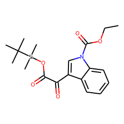 3-Indoleglyoxylic acid, ethoxycarbonilated, TBDMS