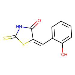 Rhodanine, 5-salicylidene-