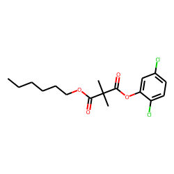Dimethylmalonic acid, 2,5-dichlorophenyl hexyl ester