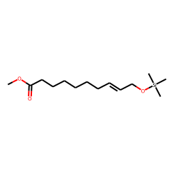 Methyl 10-hydroxy-8-decenoate, TMS