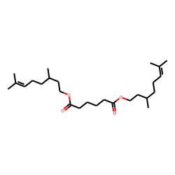 Adipic acid, di(«beta»-citronellyl) ester