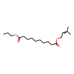 Sebacic acid, 3-methylbut-2-enyl propyl ester