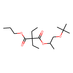 Diethylmalonic acid, propyl 1-tert-butyloxyprop-2-yl ester