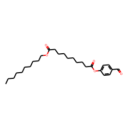 Sebacic acid, decyl 4-formylphenyl ester