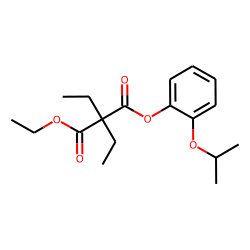 Diethylmalonic acid, ethyl 2-isopropoxyphenyl ester