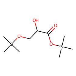 Glyceric acid, diTMS