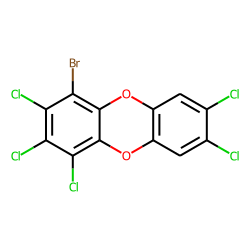 dibenzodioxin, 1-bromo-, 2,3,4,7,8-pentachloro-