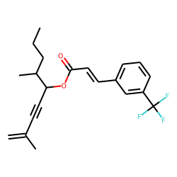 trans-3-Trifluoromethylcinnamic acid, 2,6-dimethylnon-1-en-3-yn-5-yl ester