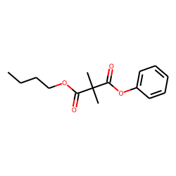 Dimethylmalonic acid, butyl phenyl ester