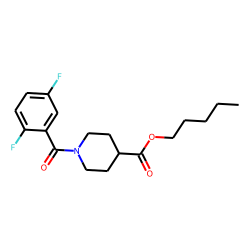 Isonipecotic acid, N-(2,5-difluorobenzoyl)-, pentyl ester