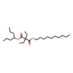 Diethylmalonic acid, decyl hept-4-yl ester