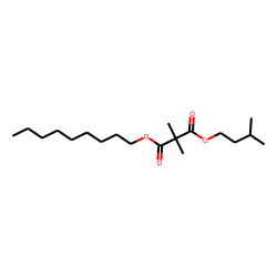 Dimethylmalonic acid, 3-methylbutyl nonyl ester