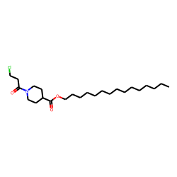 Isonipecotic acid, N-(3-chloropropionyl)-, pentadecyl ester