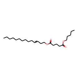Glutaric acid, pentyl tetradec-3-enyl ester
