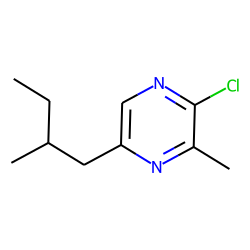 Pyrazine, 2-chloro-3-methyl-5-(2-methylbutyl)