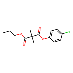 Dimethylmalonic acid, 4-chlorophenyl propyl ester
