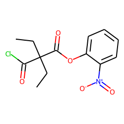Diethylmalonic acid, monochloride, 2-nitrophenyl ester