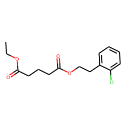 Glutaric acid, 2-(2-chlorophenyl)ethyl ethyl ester