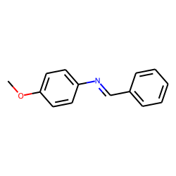 Benzenamine, 4-methoxy-N-(phenylmethylene)-