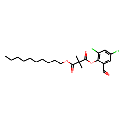 Dimethylmalonic acid, decyl 2,4-dichloro-6-formylphenyl ester
