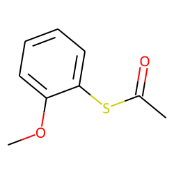 Ethanethioic acid, S-(2-methoxyphenyl) ester