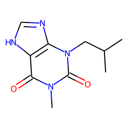 1H-Purine-2,6-dione, 3,7-dihydro-1-methyl-3-(2-methylpropyl)-