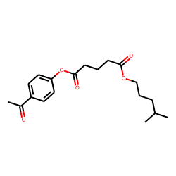 Glutaric acid, 4-acetylphenyl isohexyl ester