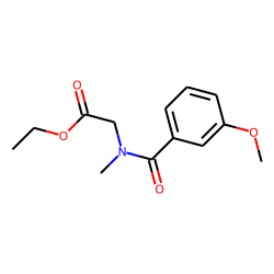 Sarcosine, N-(3-methoxybenzoyl)-, ethyl ester