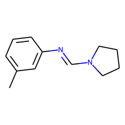 Methanimine, 1-(1-pyrrolidinyl), N-(3-methylphenyl)