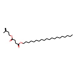 Succinic acid, eicosyl 3-methylbut-3-enyl ester