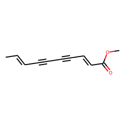 2,8-Decadiene-4,6-diynoic acid, methyl ester