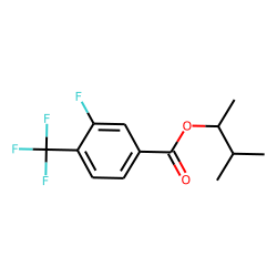 3-Fluoro-4-trifluoromethylbenzoic acid, 3-methylbutyl-2 ester