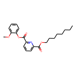 2,6-Pyridinedicarboxylic acid, 2-methoxyphenyl octyl ester