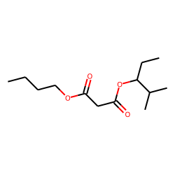 Malonic acid, butyl 2-methylpent-3-yl ester
