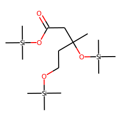 2,4-Dodeoxy-3-C-methylpentonic acid, tris-TMS