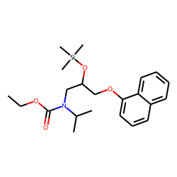 Propranolol, N-ethoxycarbonylated, TMS