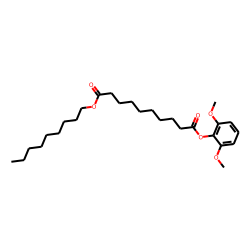 Sebacic acid, 2,6-dimethoxyphenyl nonyl ester
