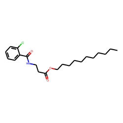 «beta»-Alanine, N-(2-chlorobenzoyl)-, undecyl ester
