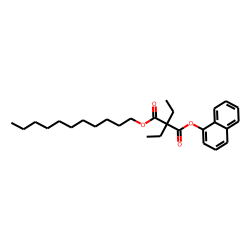 Diethylmalonic acid, 1-naphthyl undecyl ester