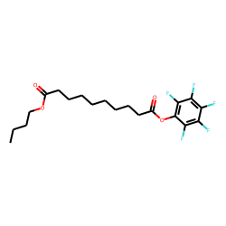 Sebacic acid, butyl pentafluorophenyl ester