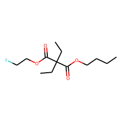 Diethylmalonic acid, butyl 2-fluoroethyl ester