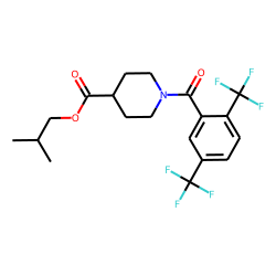 Isonipecotic acid, N-(2,5-di(trifluoromethyl)benzoyl)-, isobutyl ester