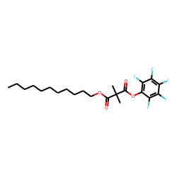 Dimethylmalonic acid, pentafluorophenyl undecyl ester